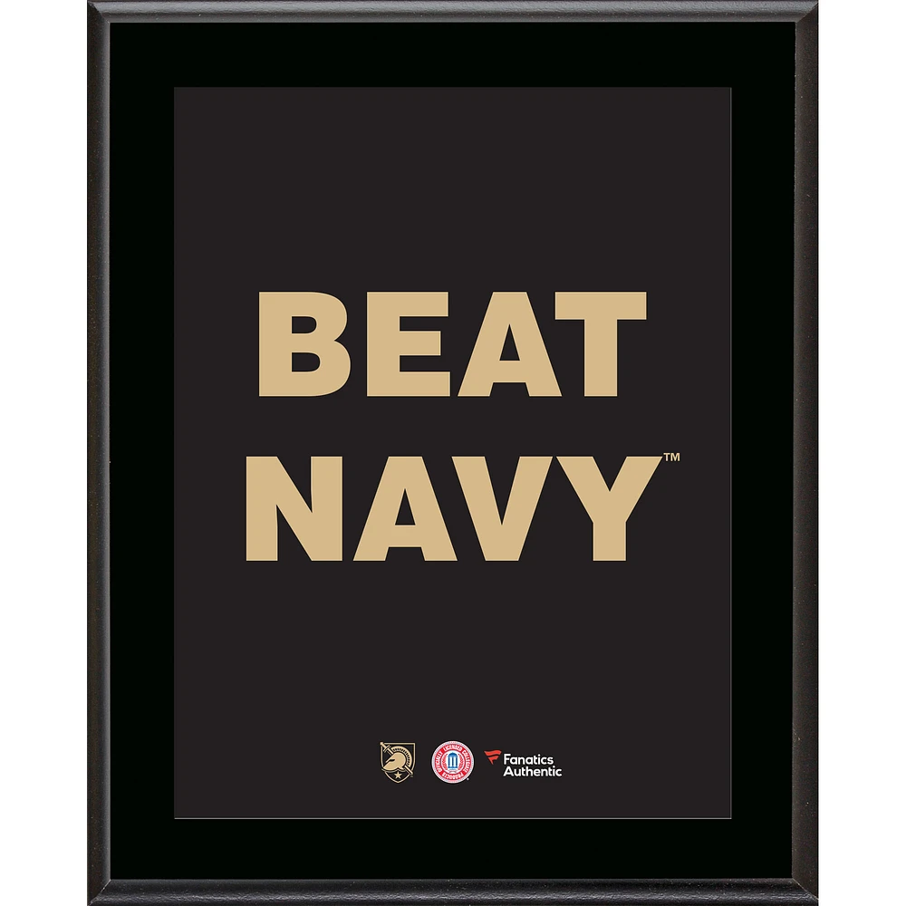 Army Black Knights 2015 Beat Navy 10.5" x 13" Sublimated Plaque