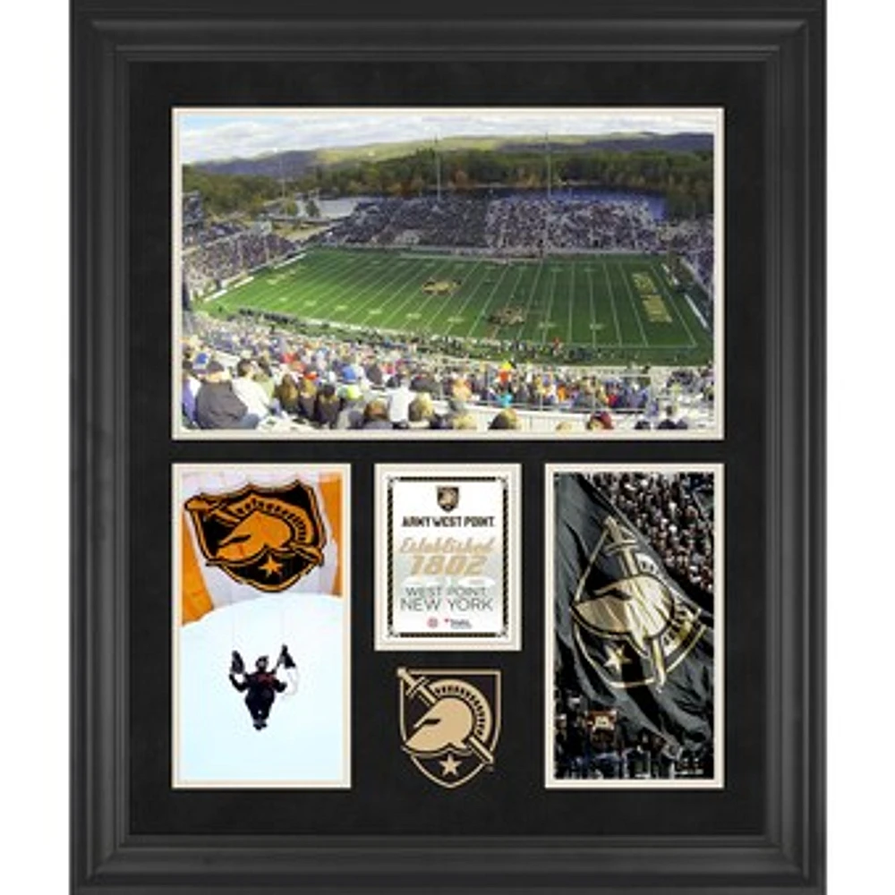 Army Black Knights Michie Stadium Framed 20" x 24" 3-Opening Collage