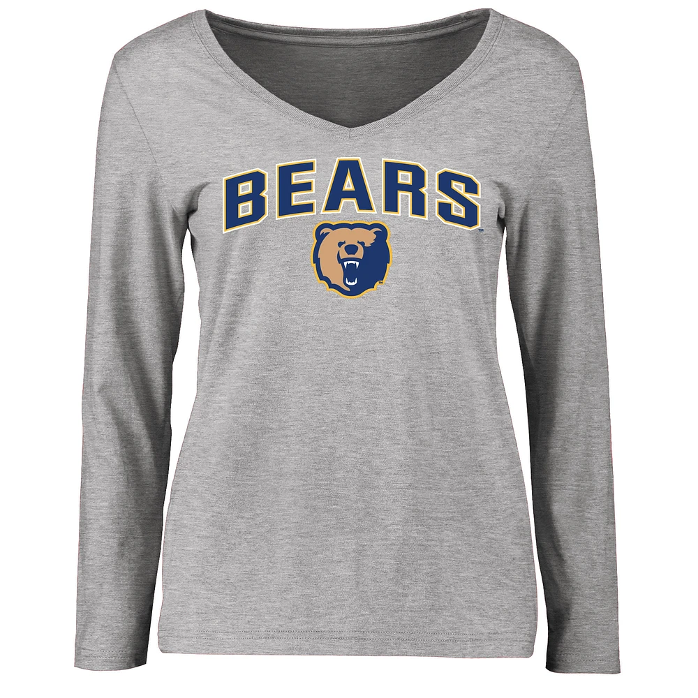 Women's Ash Morgan State Bears Proud Mascot Long Sleeve T-Shirt
