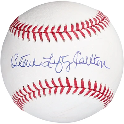 Steve Carlton Philadelphia Phillies Autographed Baseball with "Lefty" Inscription