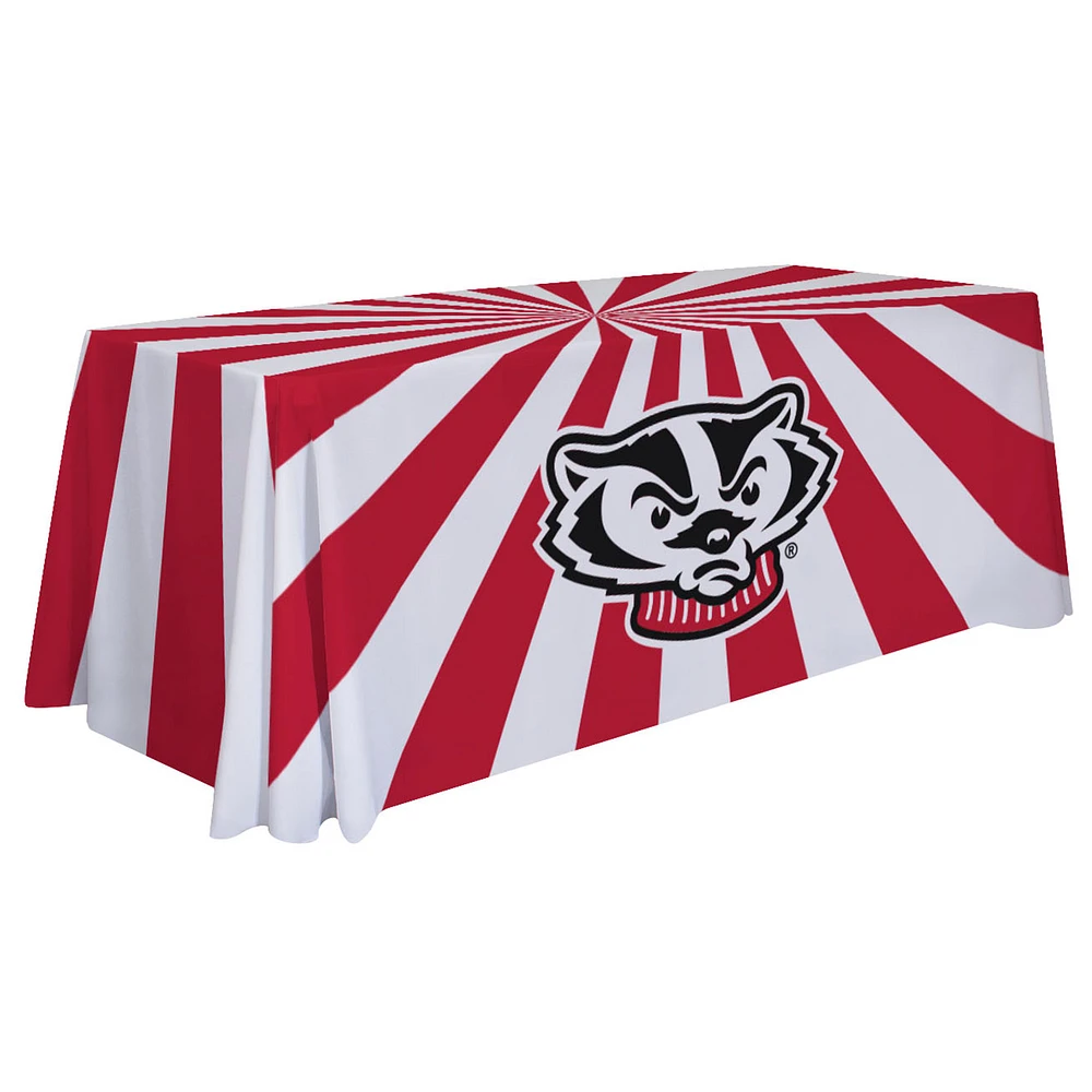 Wisconsin Badgers 6' Team Logo Table Throw