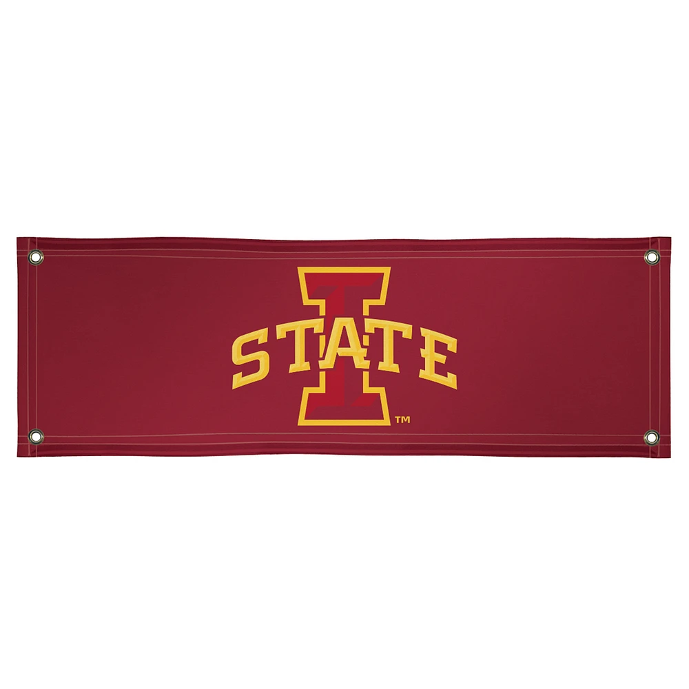Black Iowa State Cyclones 2' x 6' Vinyl Banner