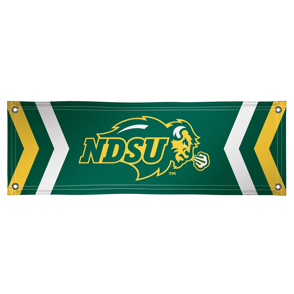 Green NDSU Bison 2' x 6' Vinyl Banner