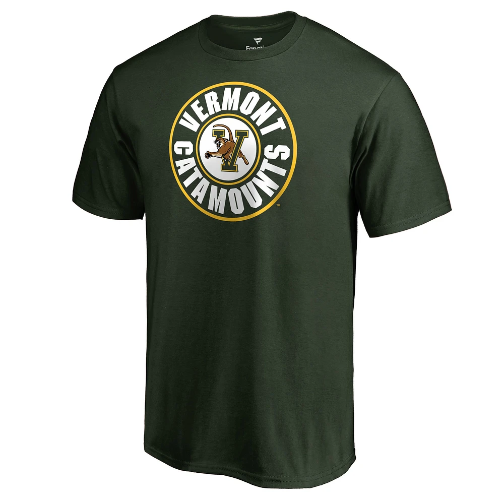 Men's Green Vermont Catamounts Alternate Logo One T-Shirt
