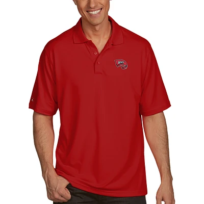 Antigua Red Western Kentucky Hilltoppers Pique Xtra Lite Polo