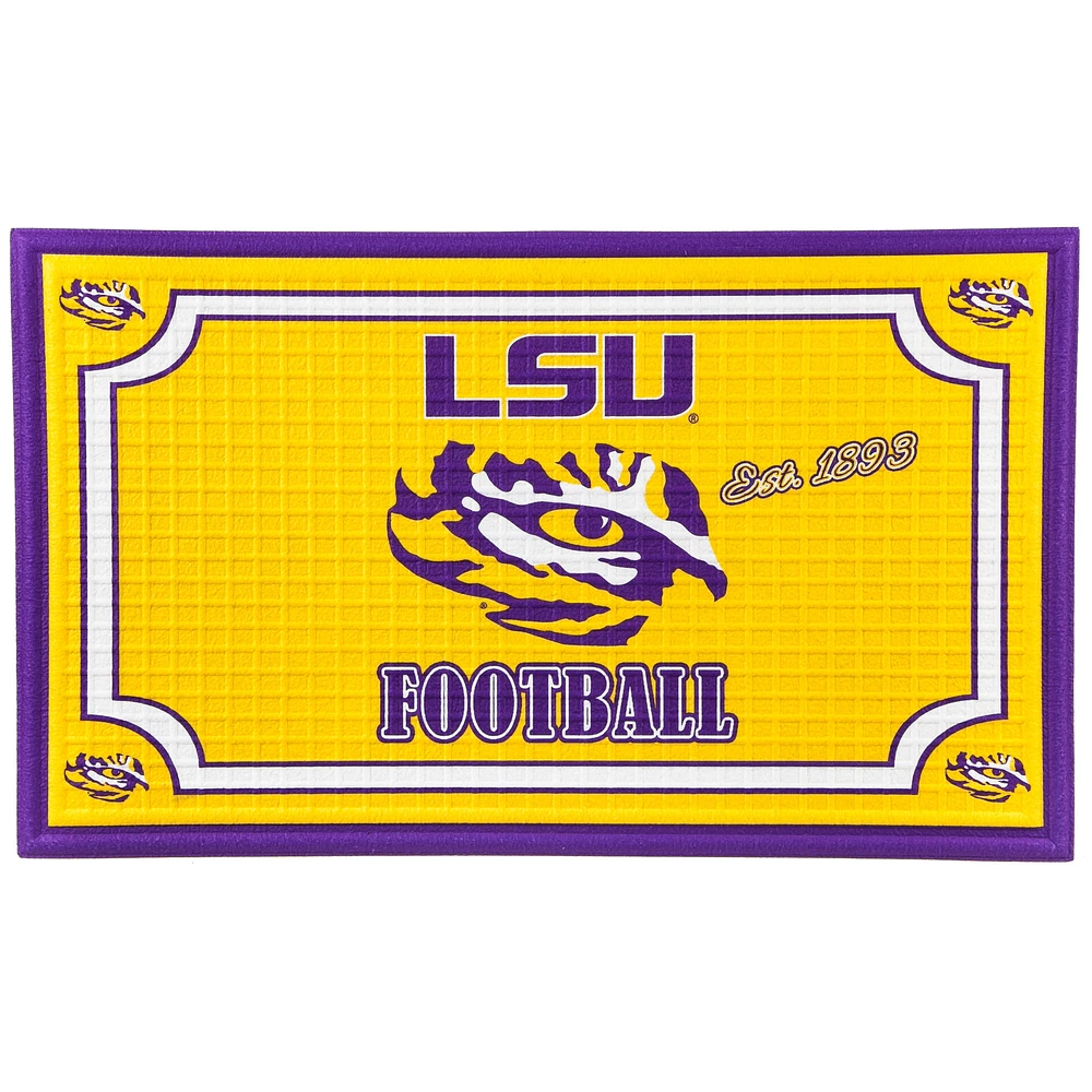 LSU Tigers Embossed Door Mat