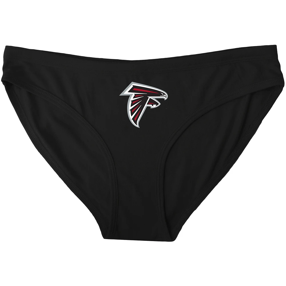 Women's Concepts Sport Black Atlanta Falcons Solid Logo Panties
