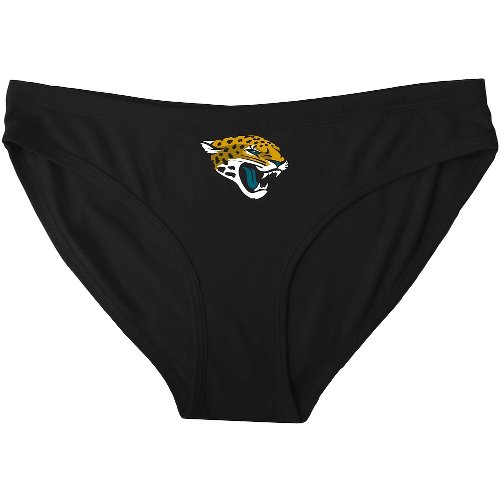 Women's Concepts Sport Black Jacksonville Jaguars Solid Logo Panties