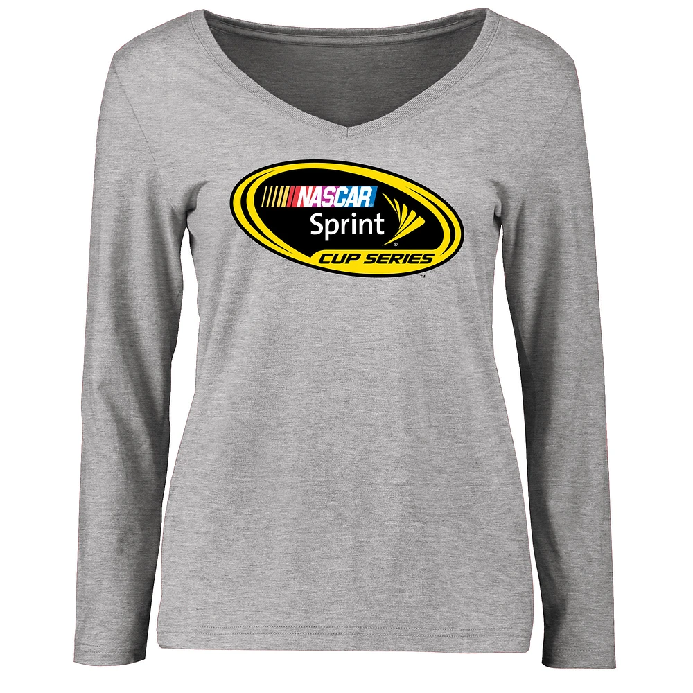Women's Ash NASCAR Sprint Cup Series Long Sleeve T-Shirt