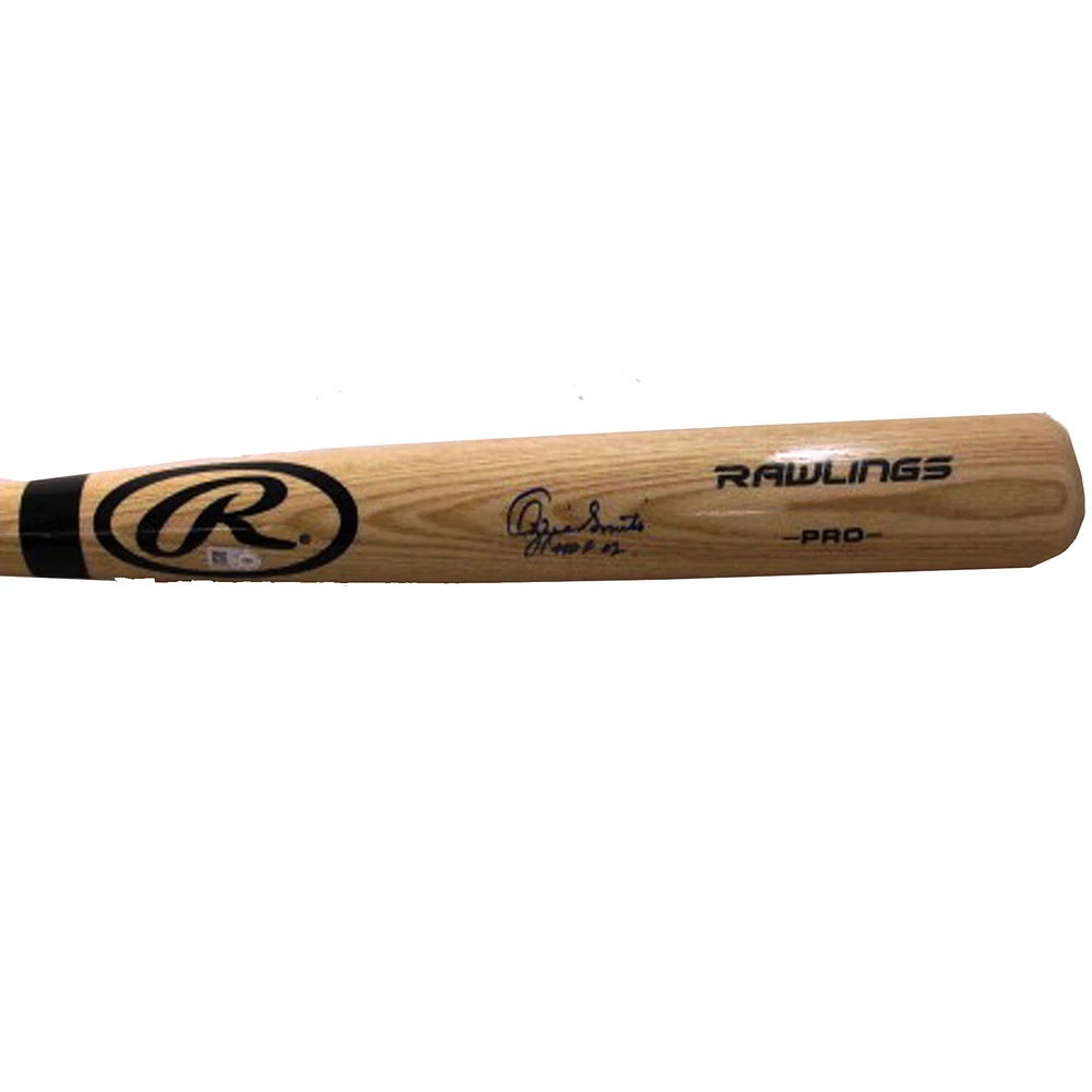 Ozzie Smith Autographed Rawlings pro Bat with HOF 02 Inscription