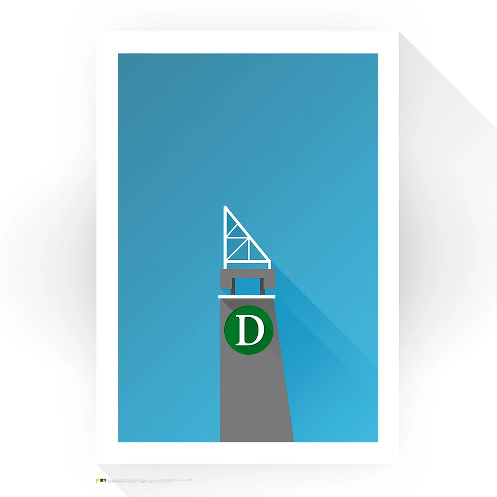 Pittsburgh Pirates 14" x 20" Three Rivers Stadium Gate D Minimalist Art Giclee Print