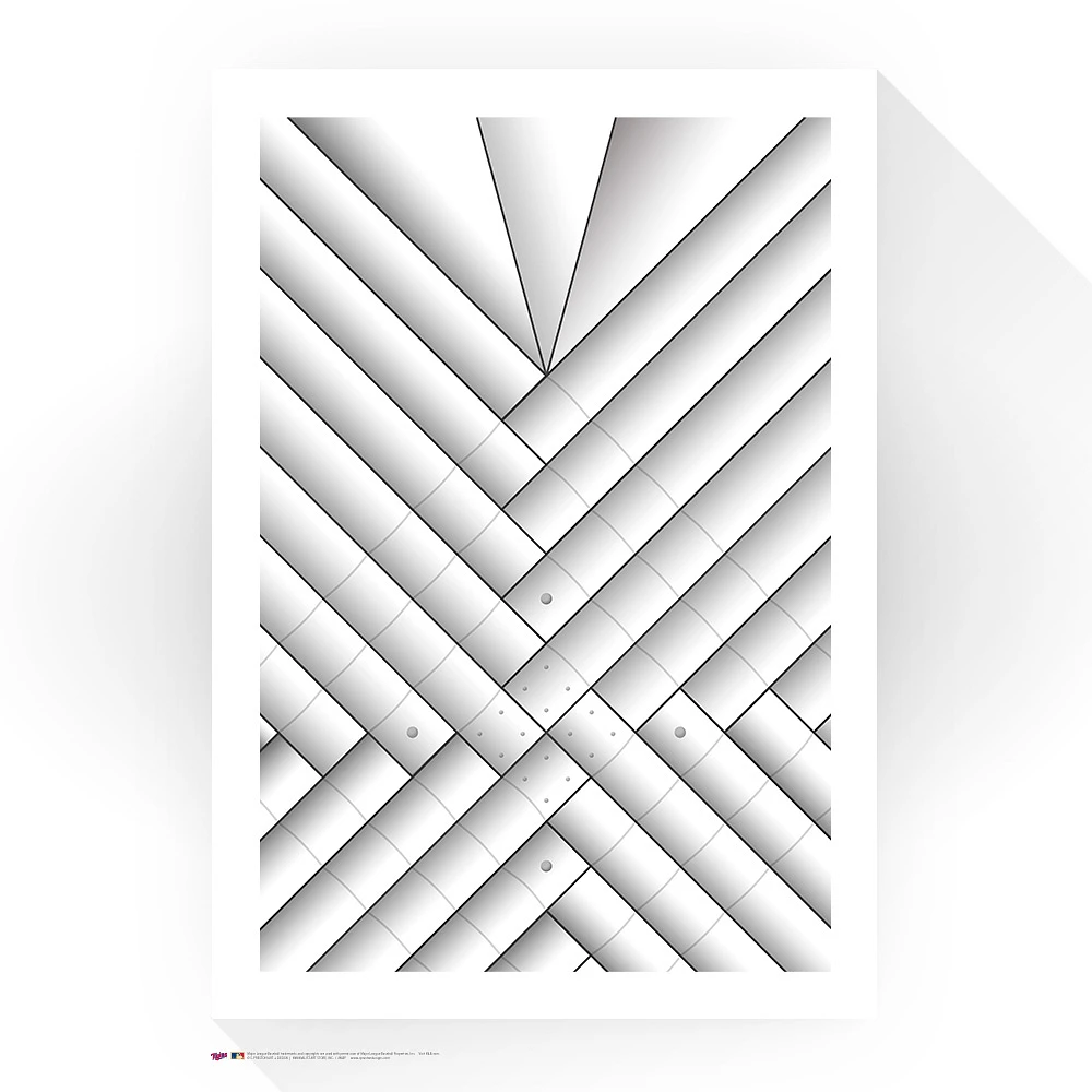 Minnesota Twins 24" x 32" Metrodome Nylon Dome Minimalist Art Giclee Print