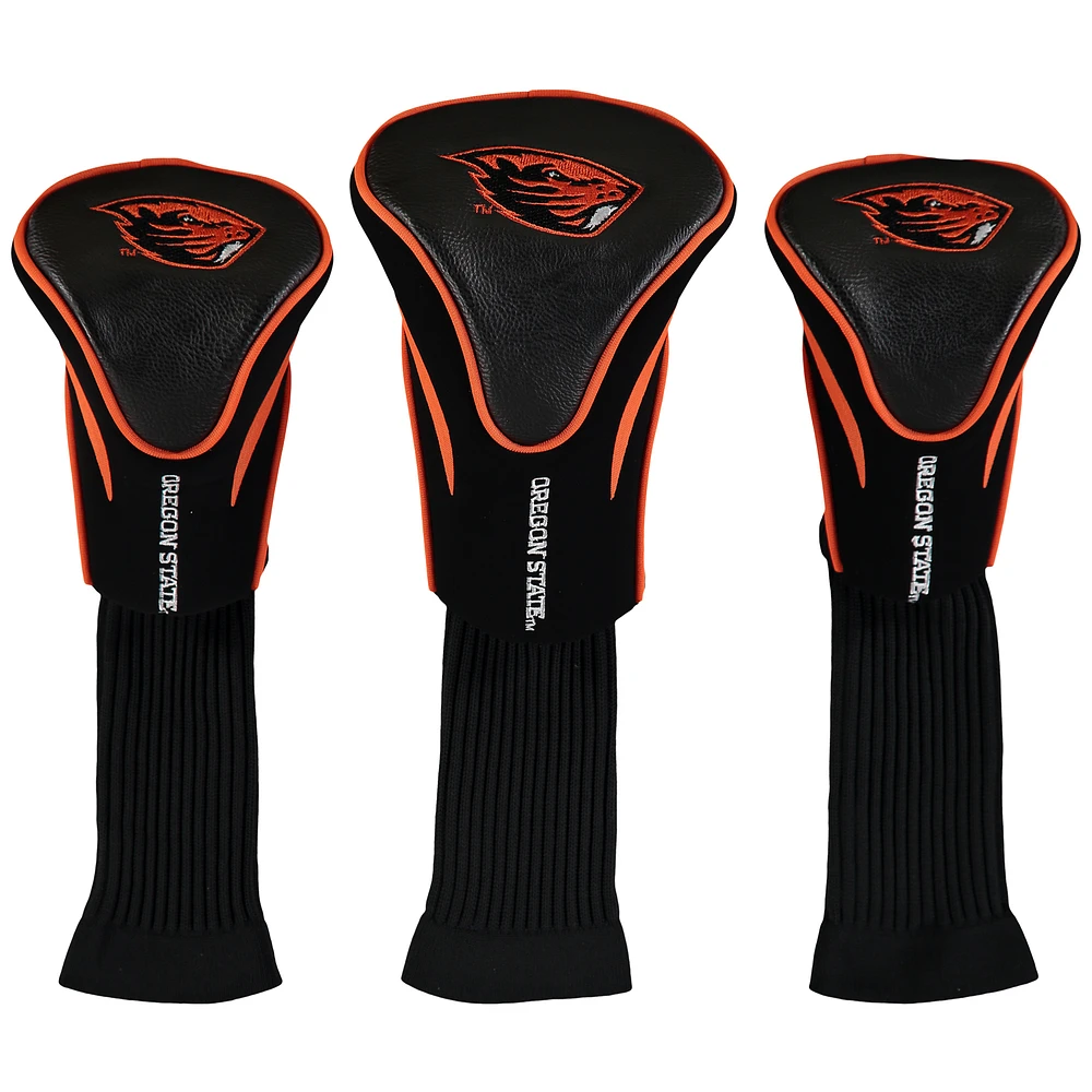 Oregon State Beavers 3-Pack Contour Golf Club Head Covers