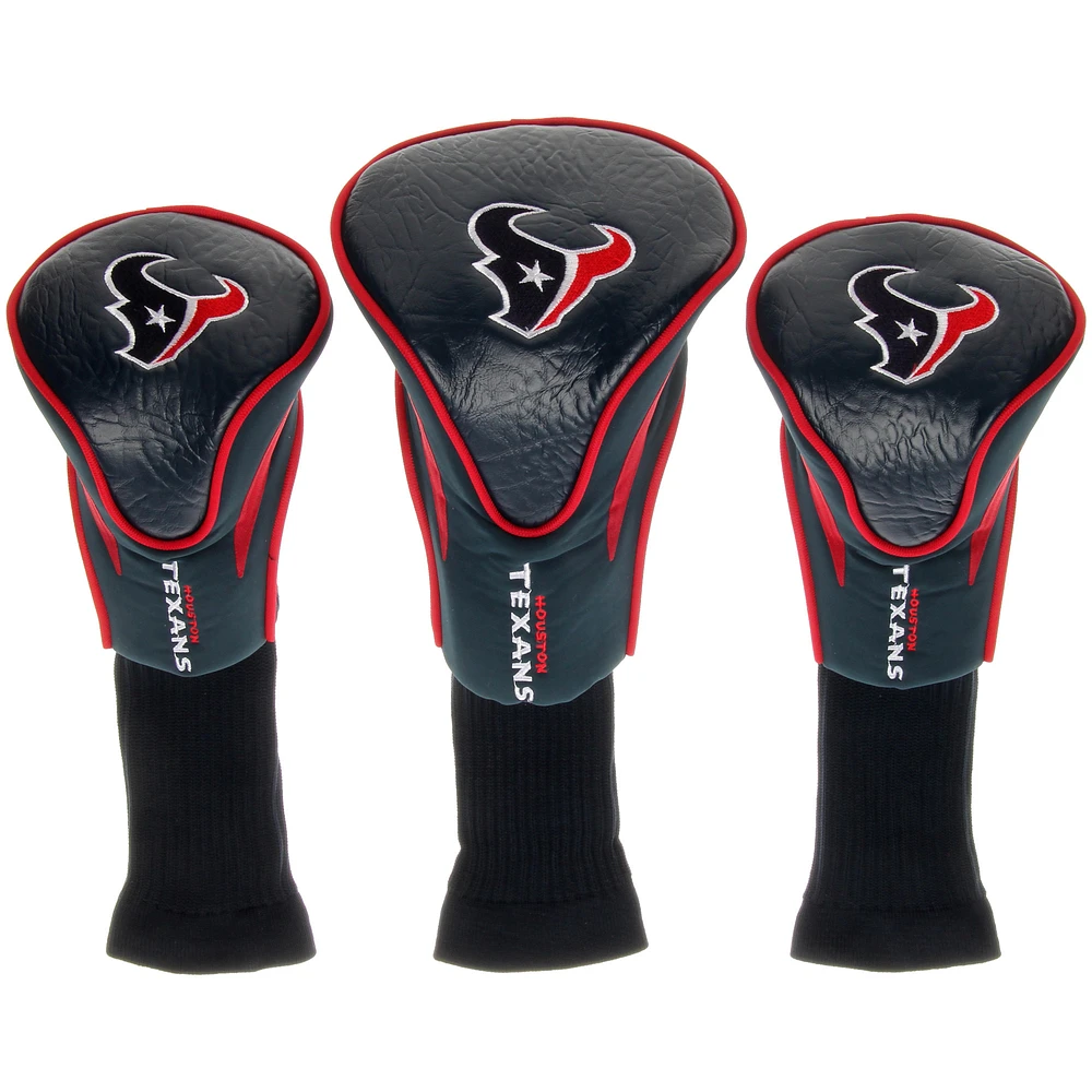 Houston Texans 3-Pack Contour Golf Club Head Covers