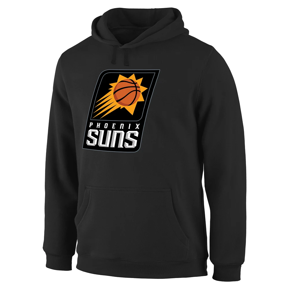 Men's Black Phoenix Suns Primary Logo Pullover Hoodie