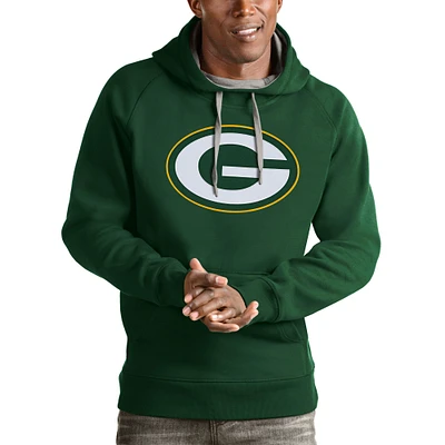 Men's Antigua Green Bay Packers Victory Pullover Hoodie