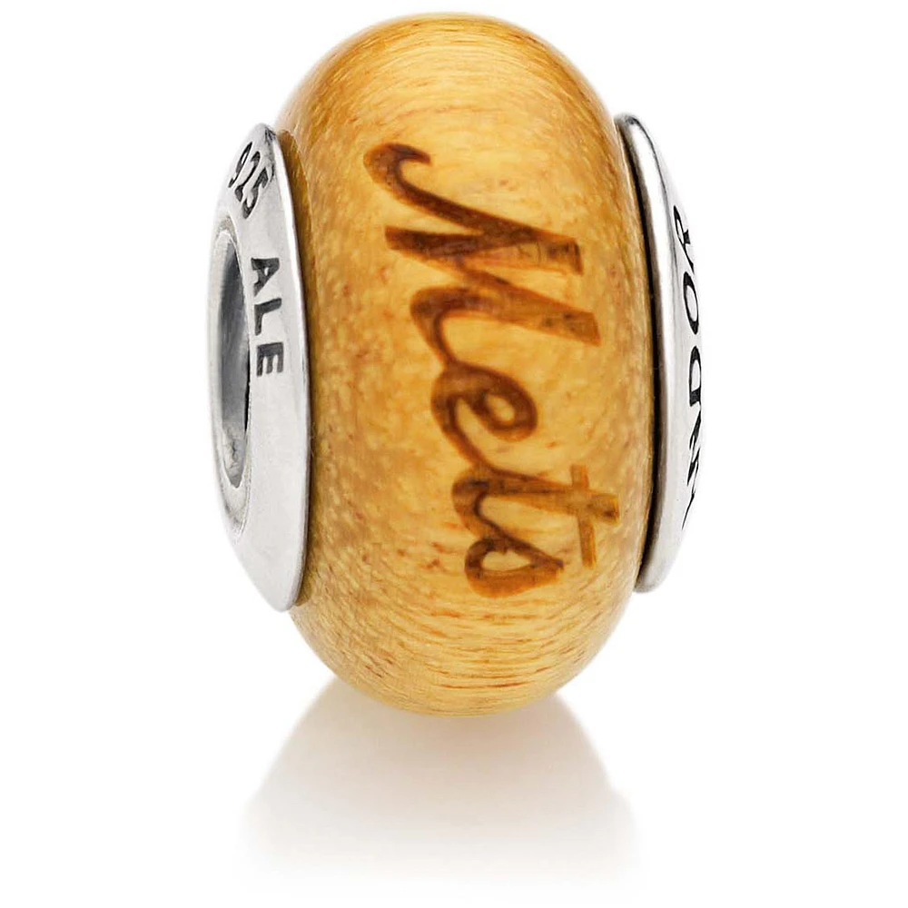 Women's Pandora New York Mets Wood Charm