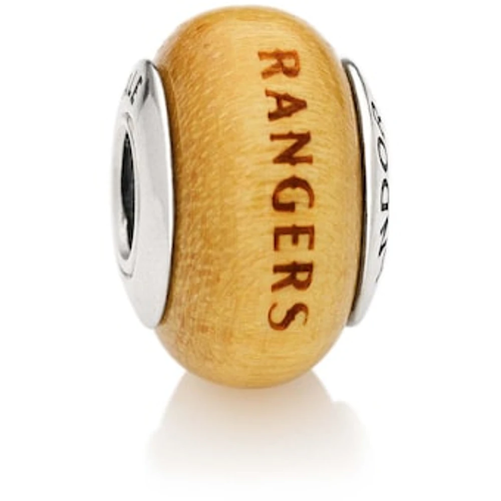 Women's Pandora Texas Rangers Wood Charm