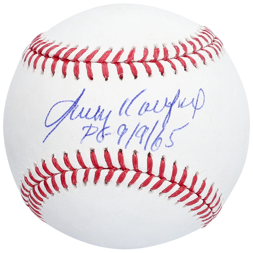 Sandy Koufax Los Angeles Dodgers Autographed Baseball with "PG 9/9/65" Inscription
