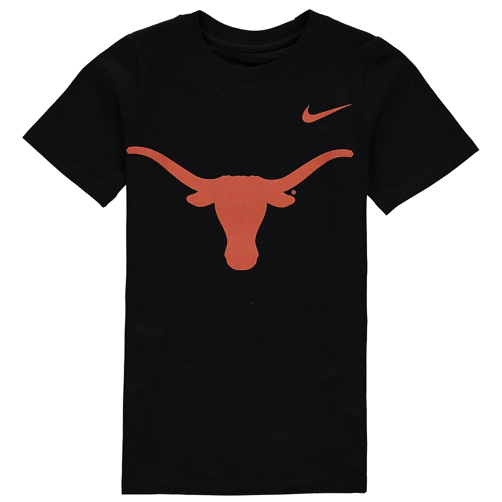 Preschool Nike Black Texas Longhorns Logo T-Shirt