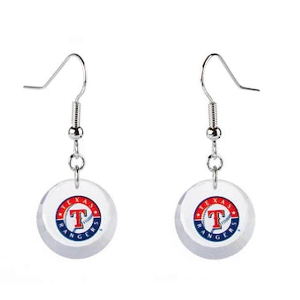 Texas Rangers Swarovski Pick Off Earrings