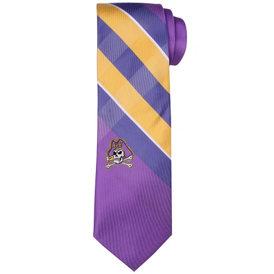 Men's East Carolina Pirates Woven Poly Grid Tie