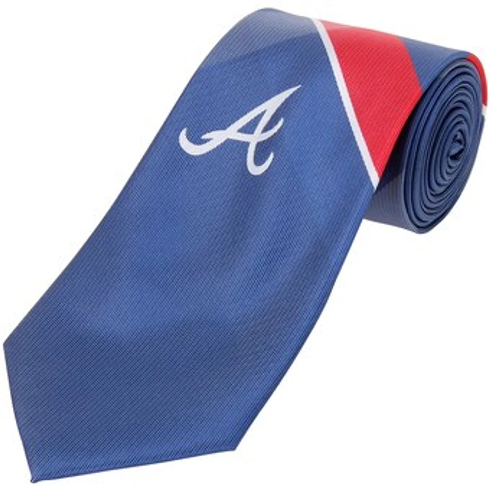 Men's Atlanta Braves Woven Poly Grid Tie