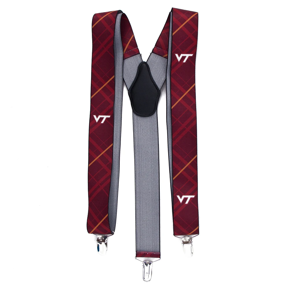 Men's Maroon Virginia Tech Hokies Suspenders