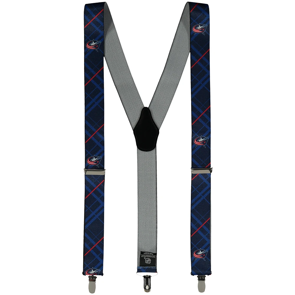 Men's Blue Columbus Blue Jackets Suspenders