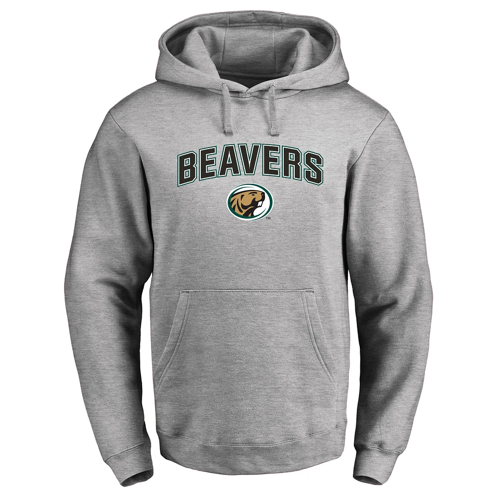 Men's Ash Bemidji State Beavers Proud Mascot Pullover Hoodie
