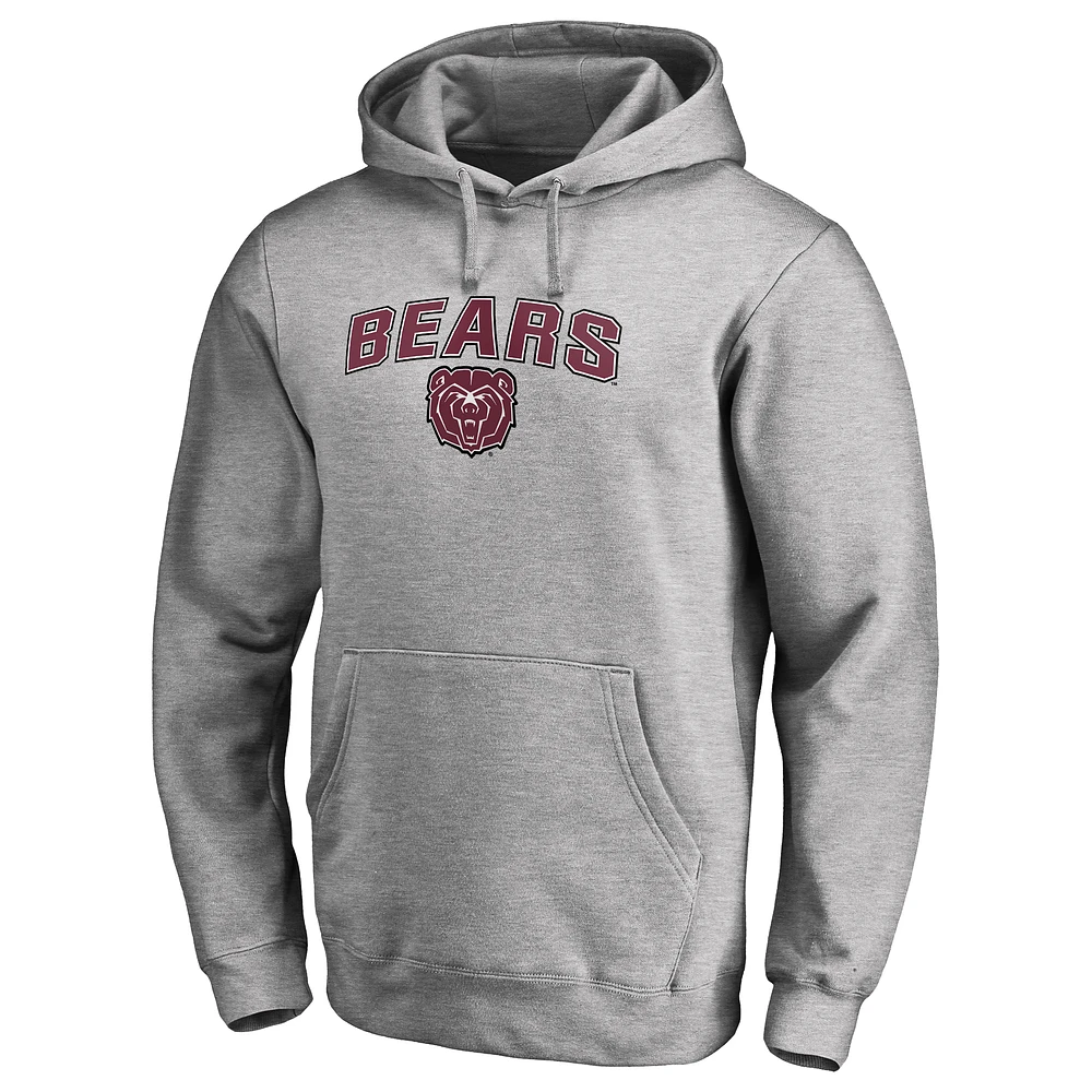 Men's Ash Missouri State University Bears Proud Mascot Pullover Hoodie