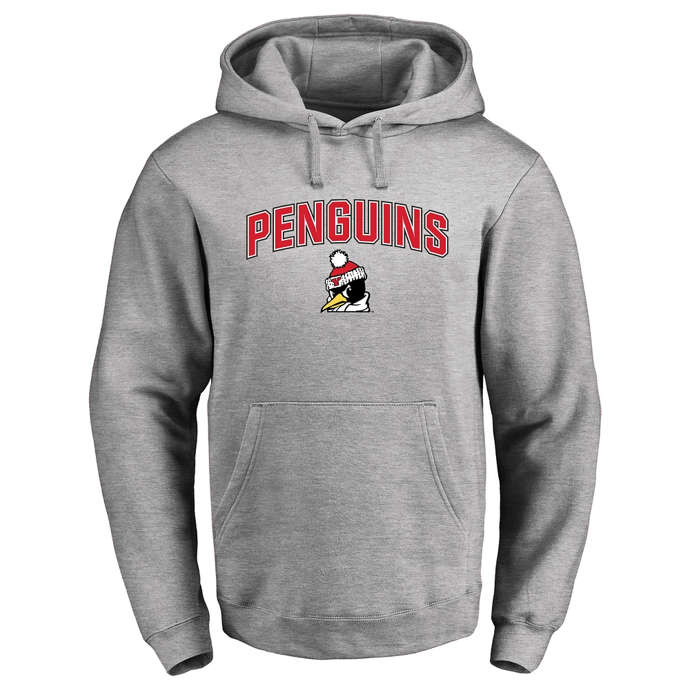 Men's Ash Youngstown State Penguins Proud Mascot Pullover Hoodie