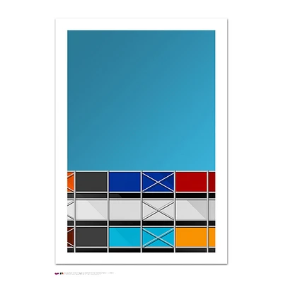 Minnesota Twins 14" x 20" Minimalist Metropolitan Stadium Art Giclee
