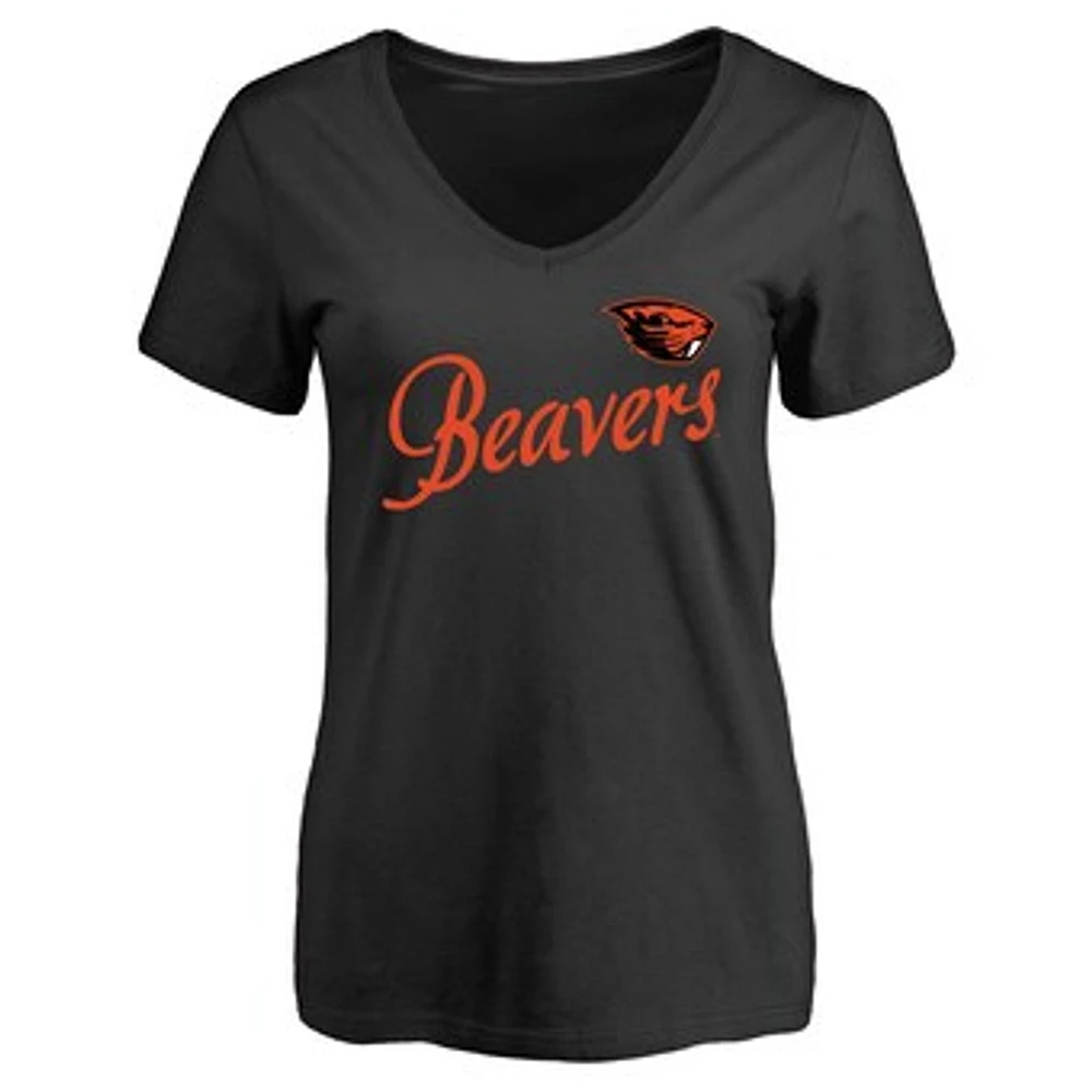 Women's Black Oregon State Beavers Dora T-Shirt