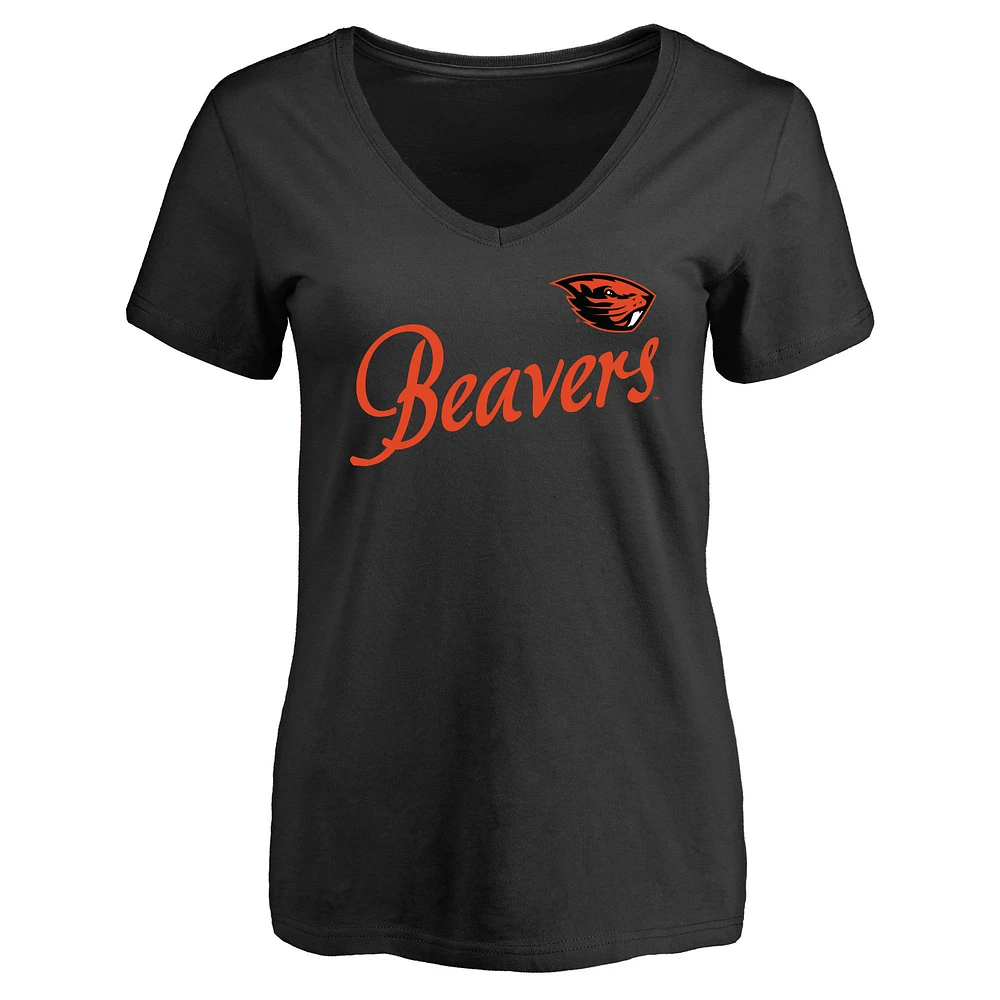 Women's Black Oregon State Beavers Dora T-Shirt