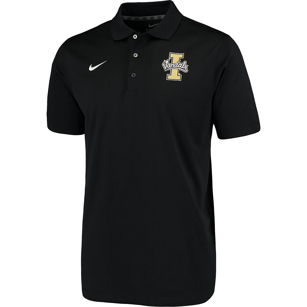 Men's Nike Black Idaho Vandals Varsity Performance Polo