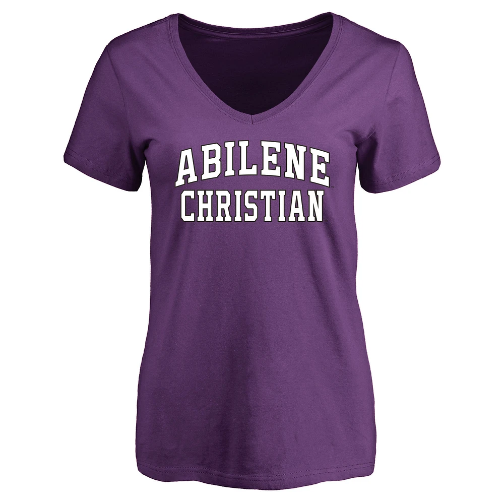 Women's Purple Abilene Christian University Wildcats Everyday T-Shirt