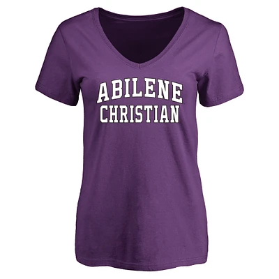 Women's Purple Abilene Christian University Wildcats Everyday T-Shirt