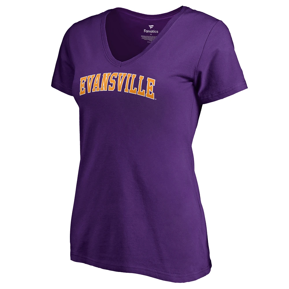Women's Purple Evansville Purple Aces Everyday T-Shirt