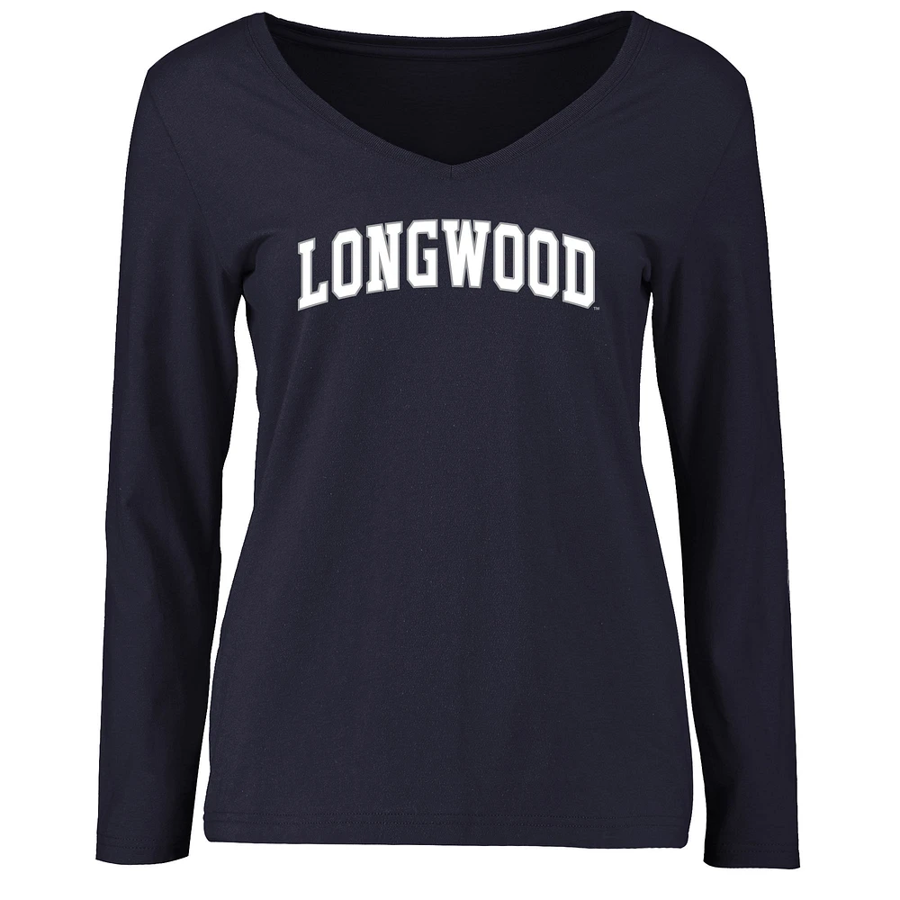 Women's Navy Longwood Lancers Everyday Long Sleeve T-Shirt