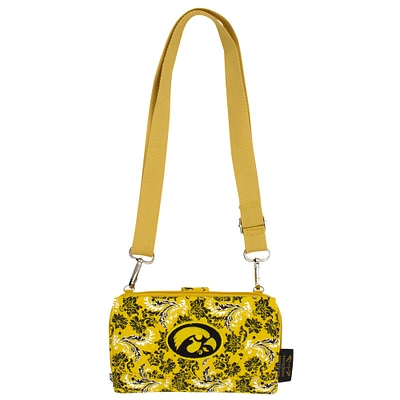 Women's Iowa Hawkeyes Bloom Crossbody Wallet