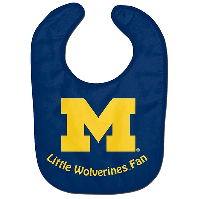 Infant WinCraft Michigan Wolverines Lil Fan All Pro Baby Bib