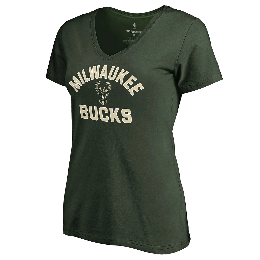Women's Green Milwaukee Bucks Overtime T-Shirt