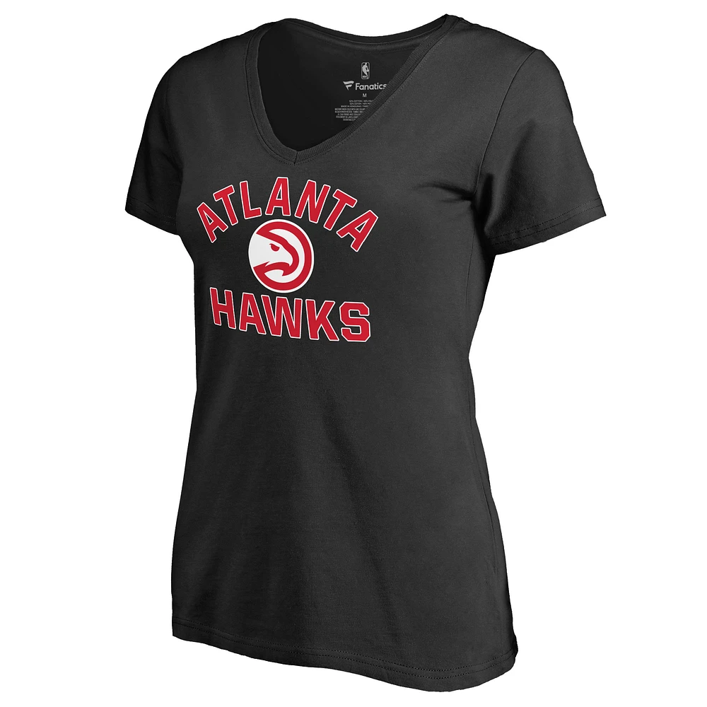 Women's Black Atlanta Hawks Overtime T-Shirt