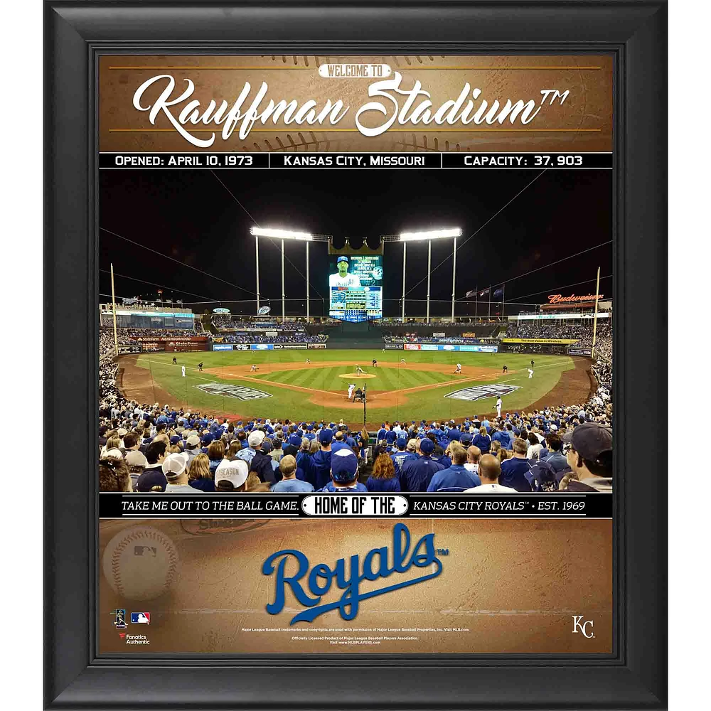 Kansas City Royals Framed 15" x 17" Welcome to the Ballpark Collage