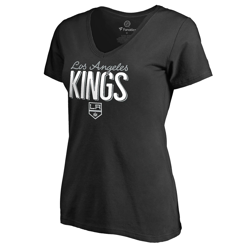 Women's Black Los Angeles Kings Nostalgia T-Shirt