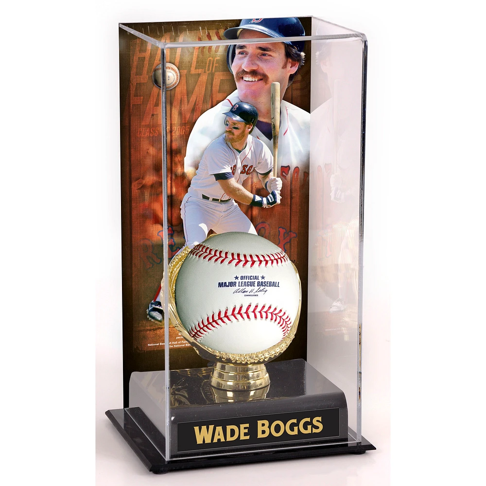 Wade Boggs Boston Red Sox Hall of Fame Sublimated Display Case with Image