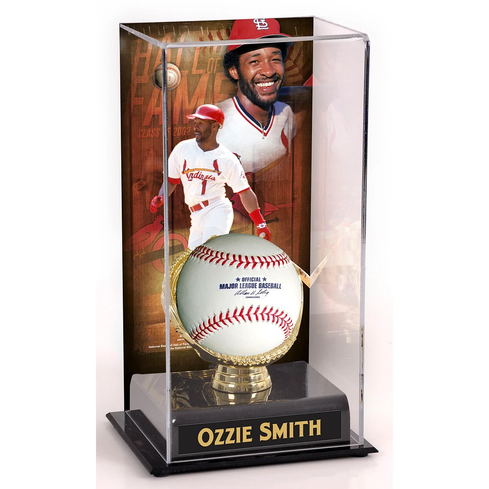 Ozzie Smith St. Louis Cardinals Hall of Fame Sublimated Display Case with Image