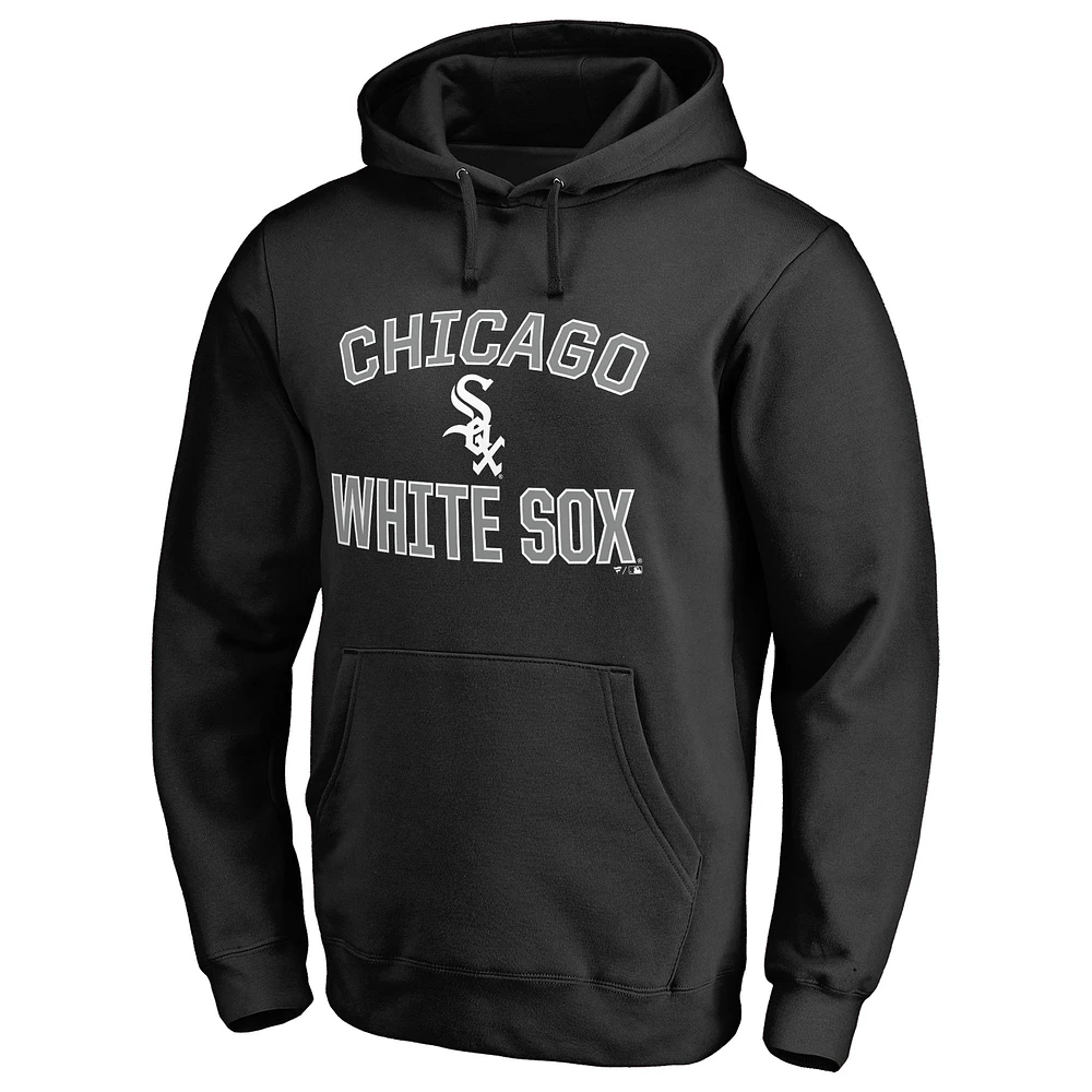 Men's Black Chicago White Sox Victory Arch Pullover Hoodie