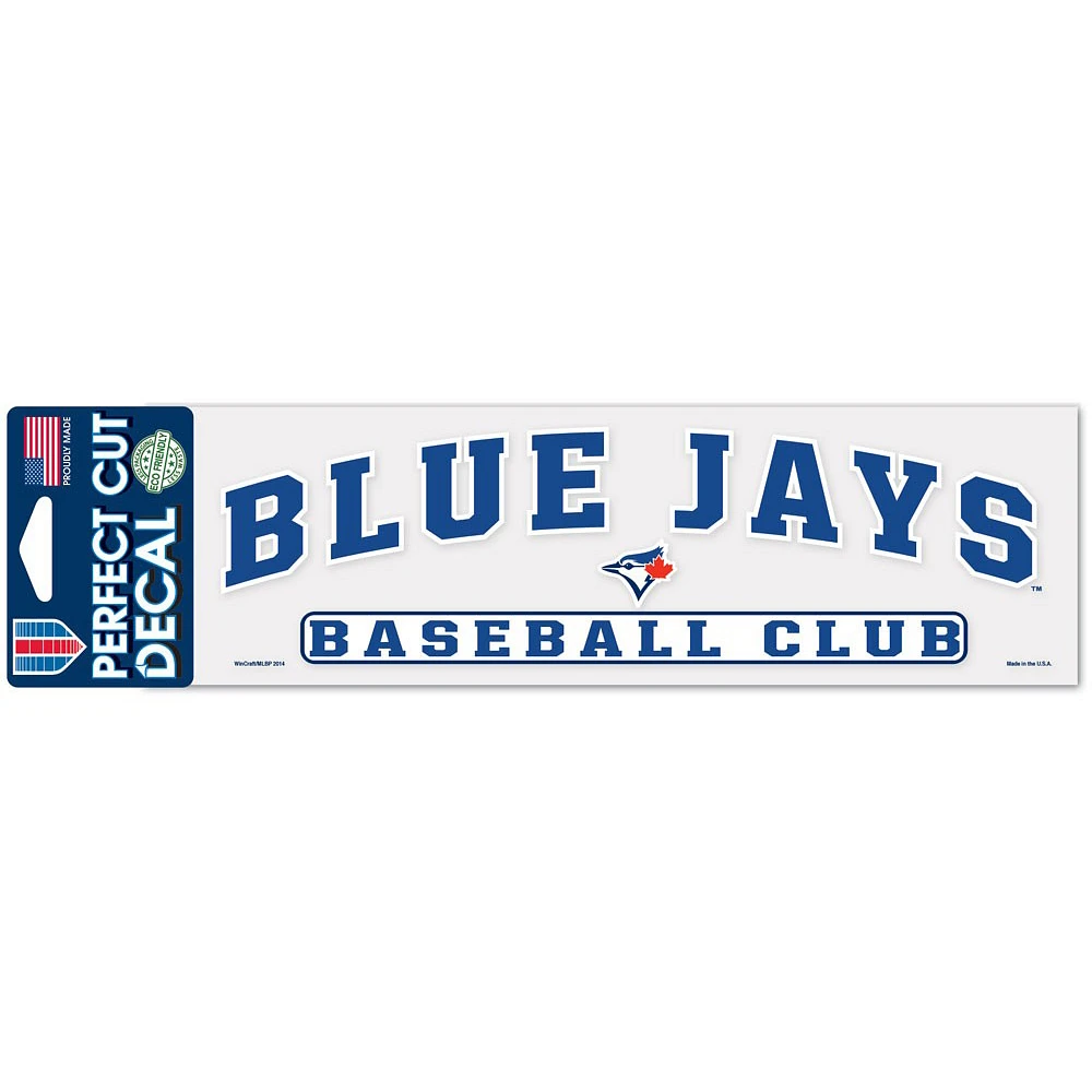 WinCraft Toronto Blue Jays 3" x 10" Arch Perfect Cut Decal